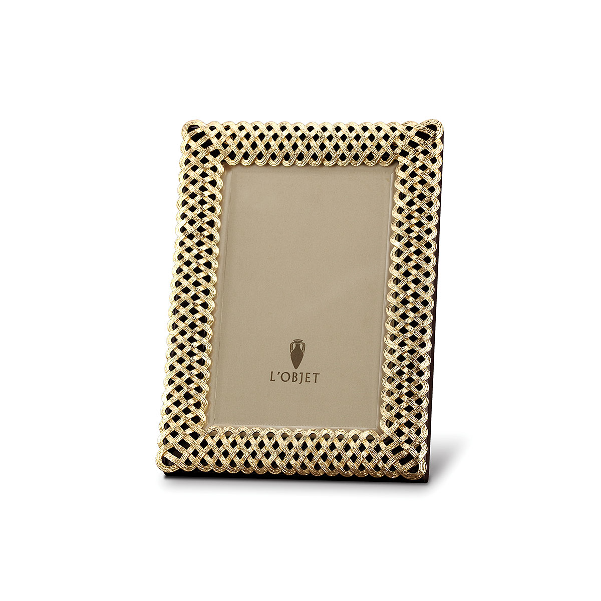 L'Objet I Braid Frame Medium Gold