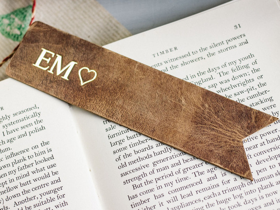 Classic Leather Bookmark