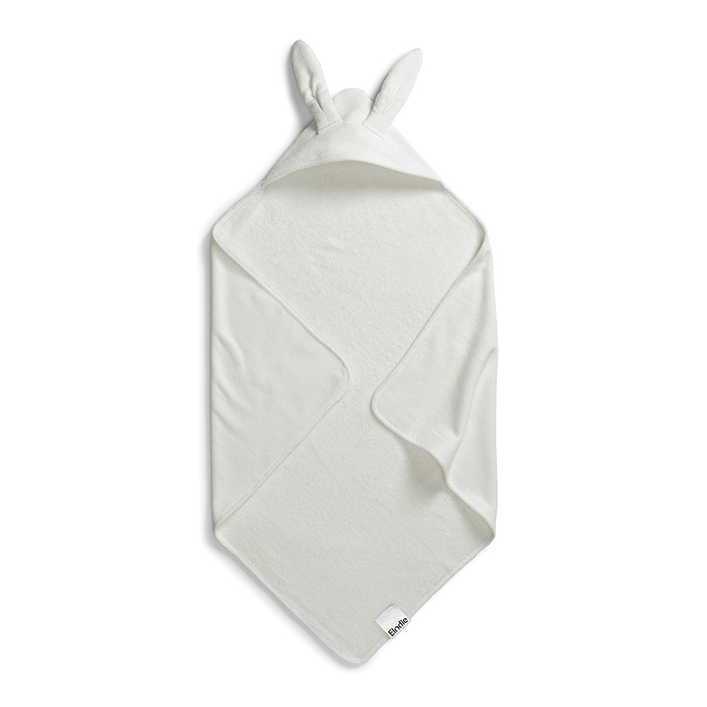 Elodie Details - Hooded BathTowel - Vanilla White Bunny