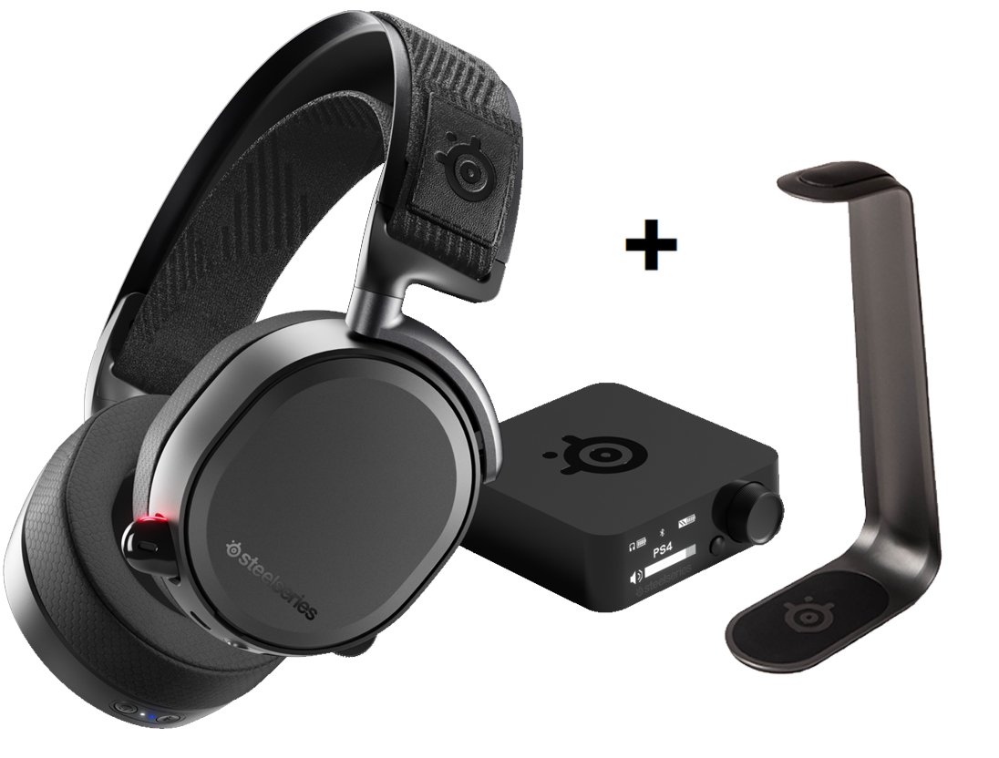 Steelseries - Arctis Pro Wireless + Headset stand HS - Bundle