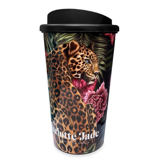 Charlotte Jade | Panthera Paradise Reusable Coffee Cup