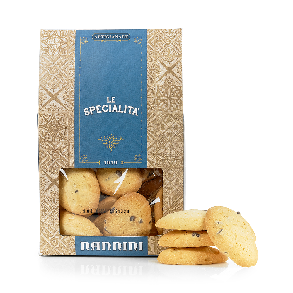 Dark Chocolate Chip Biscuits 300g by Nannini