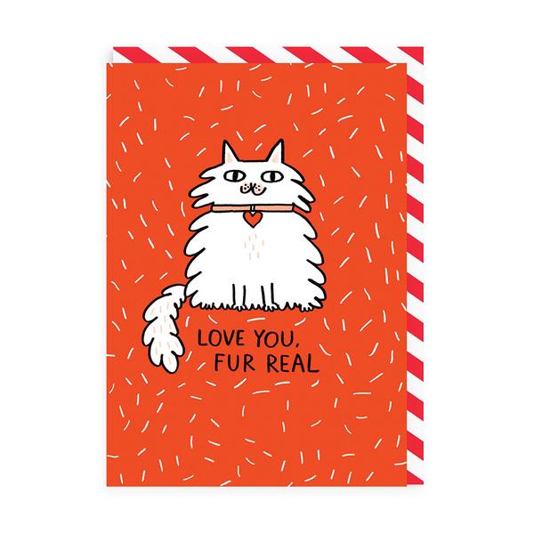 Love You Fur Real Greeting Card
