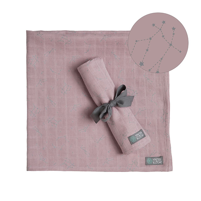 Vinter & Bloom - Northern Lights Blanket - Stella Pink