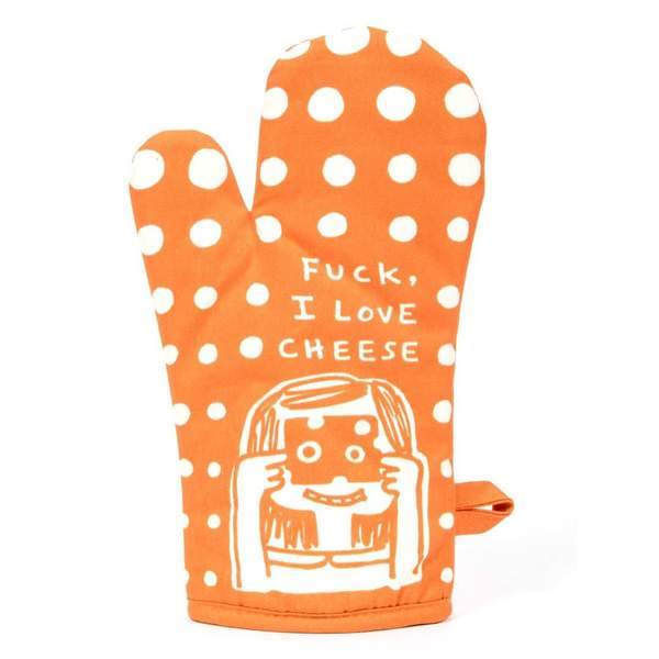 Fuck, I Love Cheese Oven Mitt