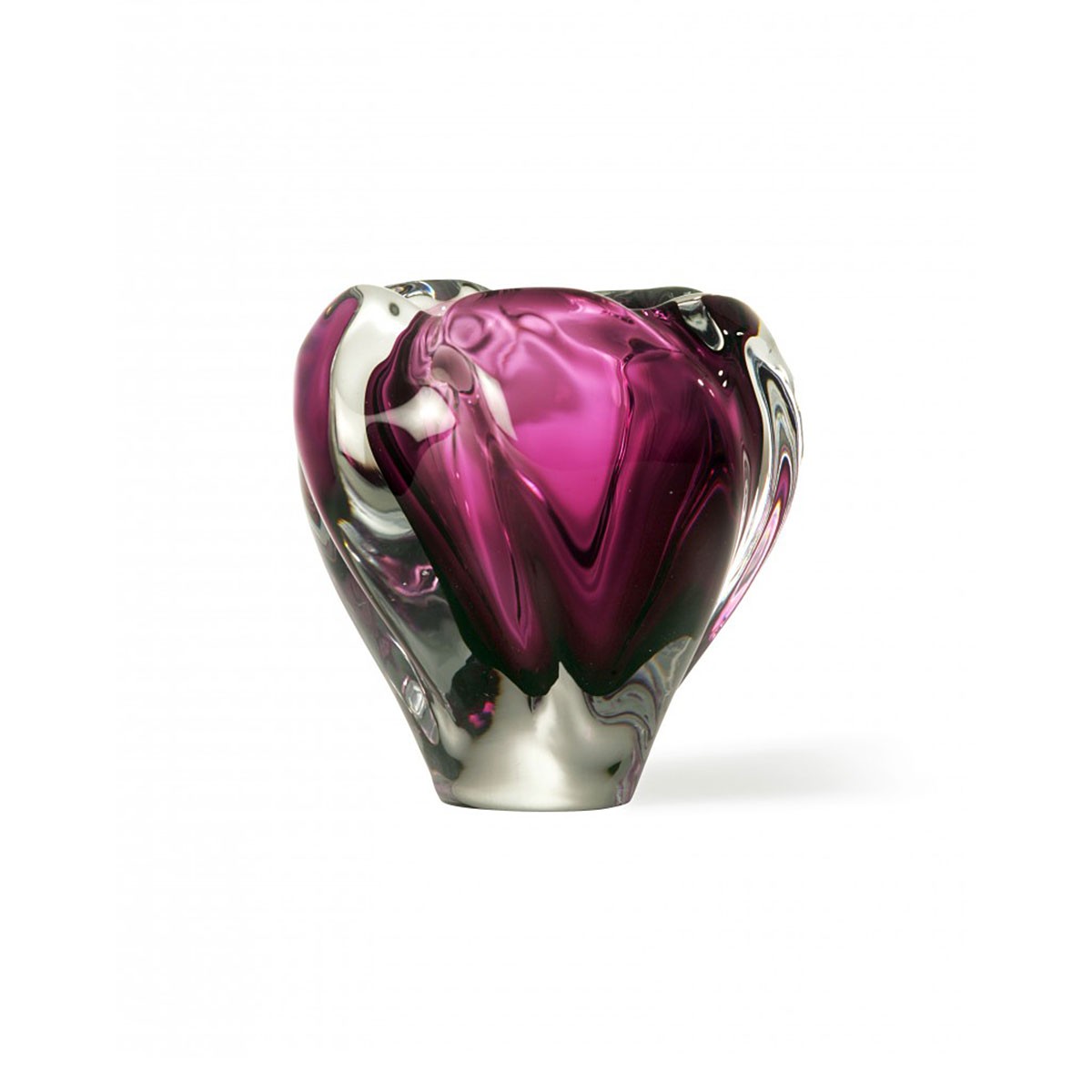 Porta Romana I Small Peony Vase | Aubergine