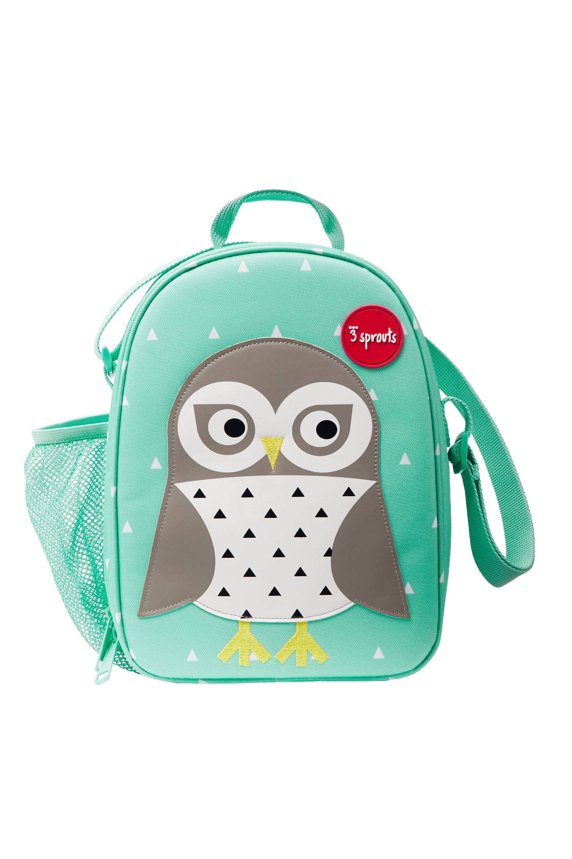 3 Sprouts - Lunch Bag - Mint Owl