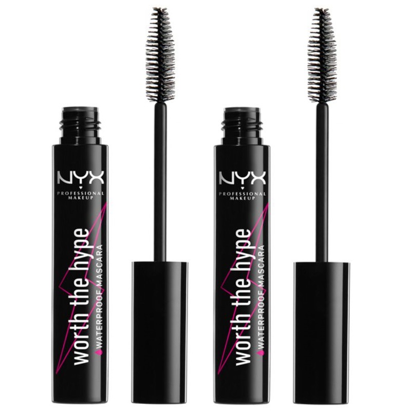 NYX Professional Makeup - Worth the Hype Mascara - 2x Black Waterproof