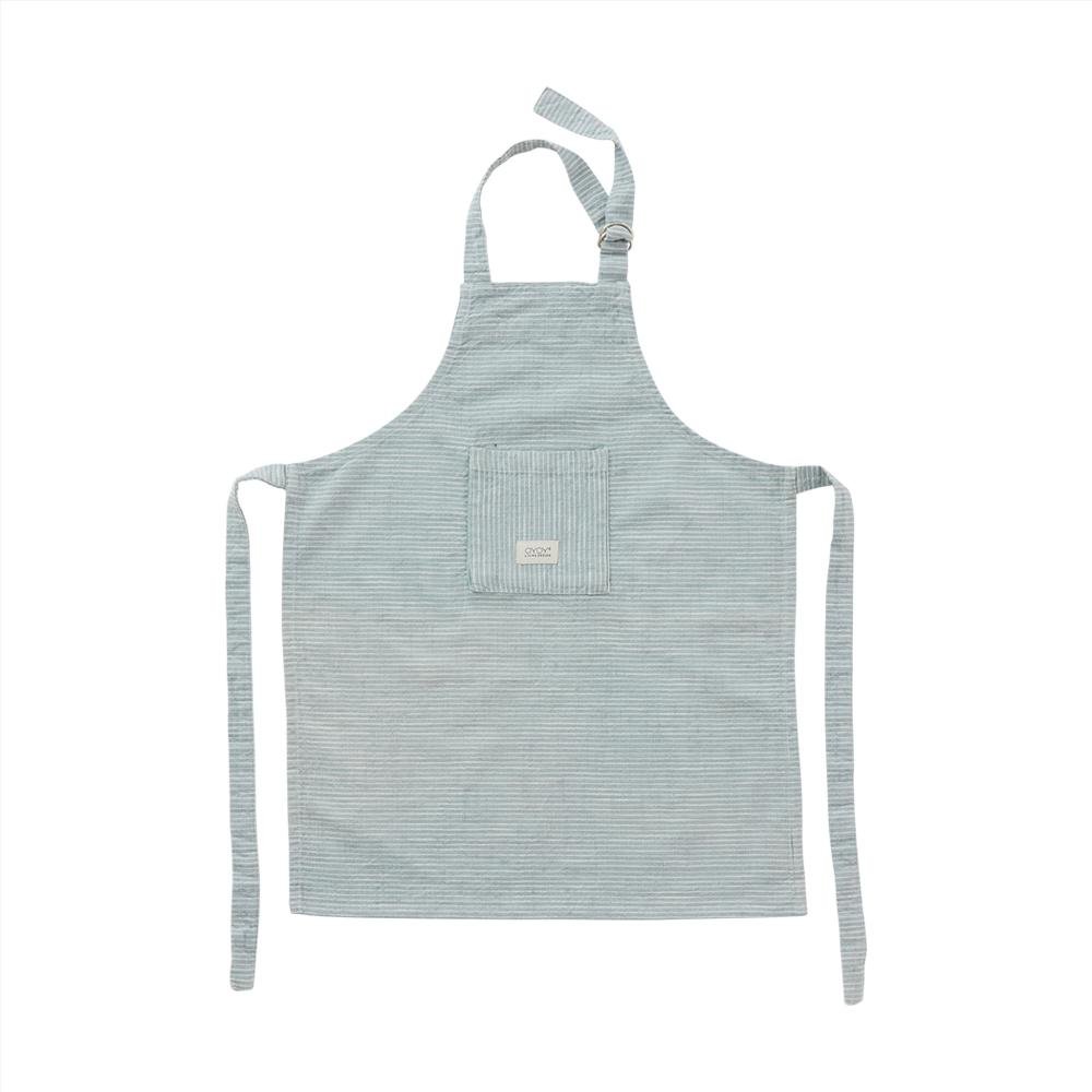OYOY Mini - Gobi Organic Apron Mini - Dusty Blue