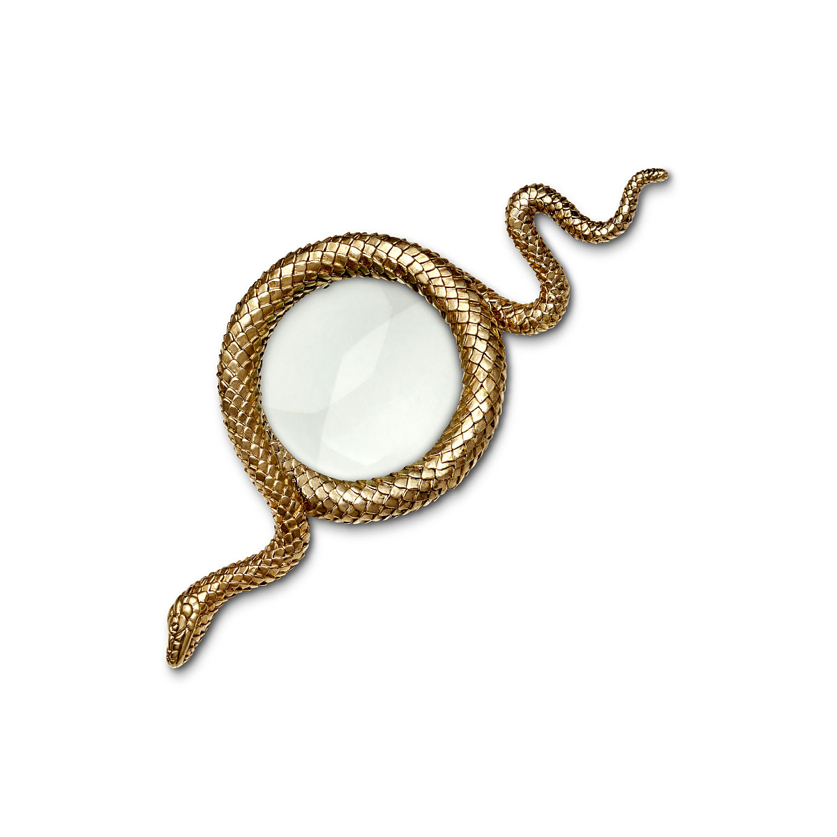 L'Objet I Snake Magnifying Glass Gold