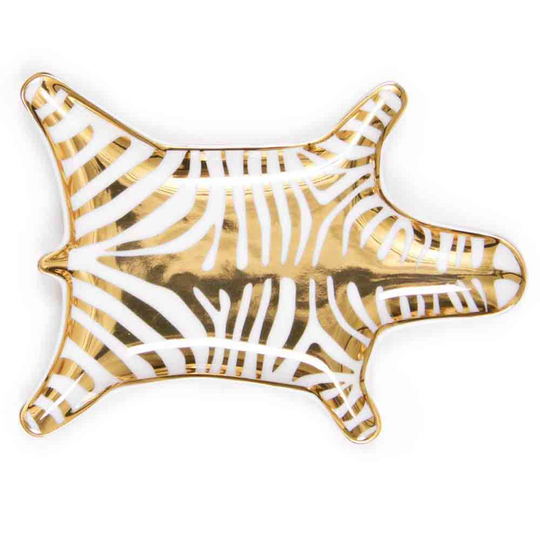 Jonathan Adler | Zebra Stacking Dish | Gold