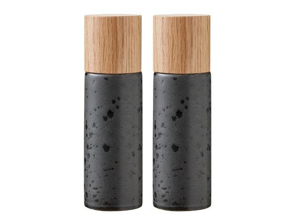 Bitz - Salt & Pepper Grinders Set - Black (821500)