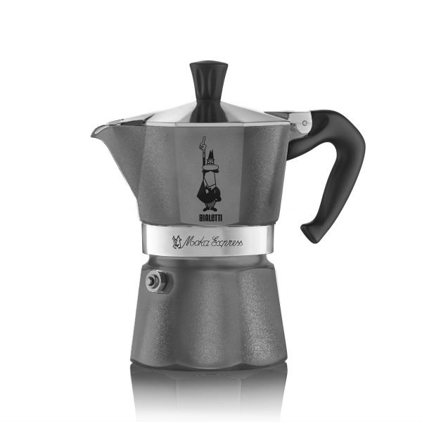 Bialetti - Moka Express Diamond 3 Cups - Antracit Grey (5312)