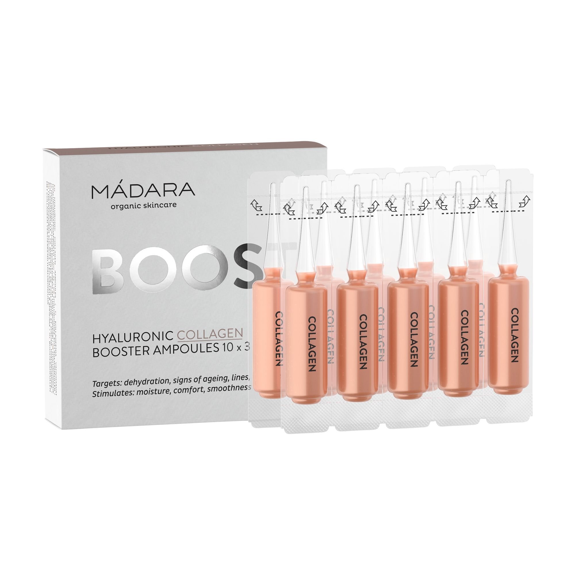 Mádara - Hyaluronic Collagen Ampoules 3 ml x 10 pcs