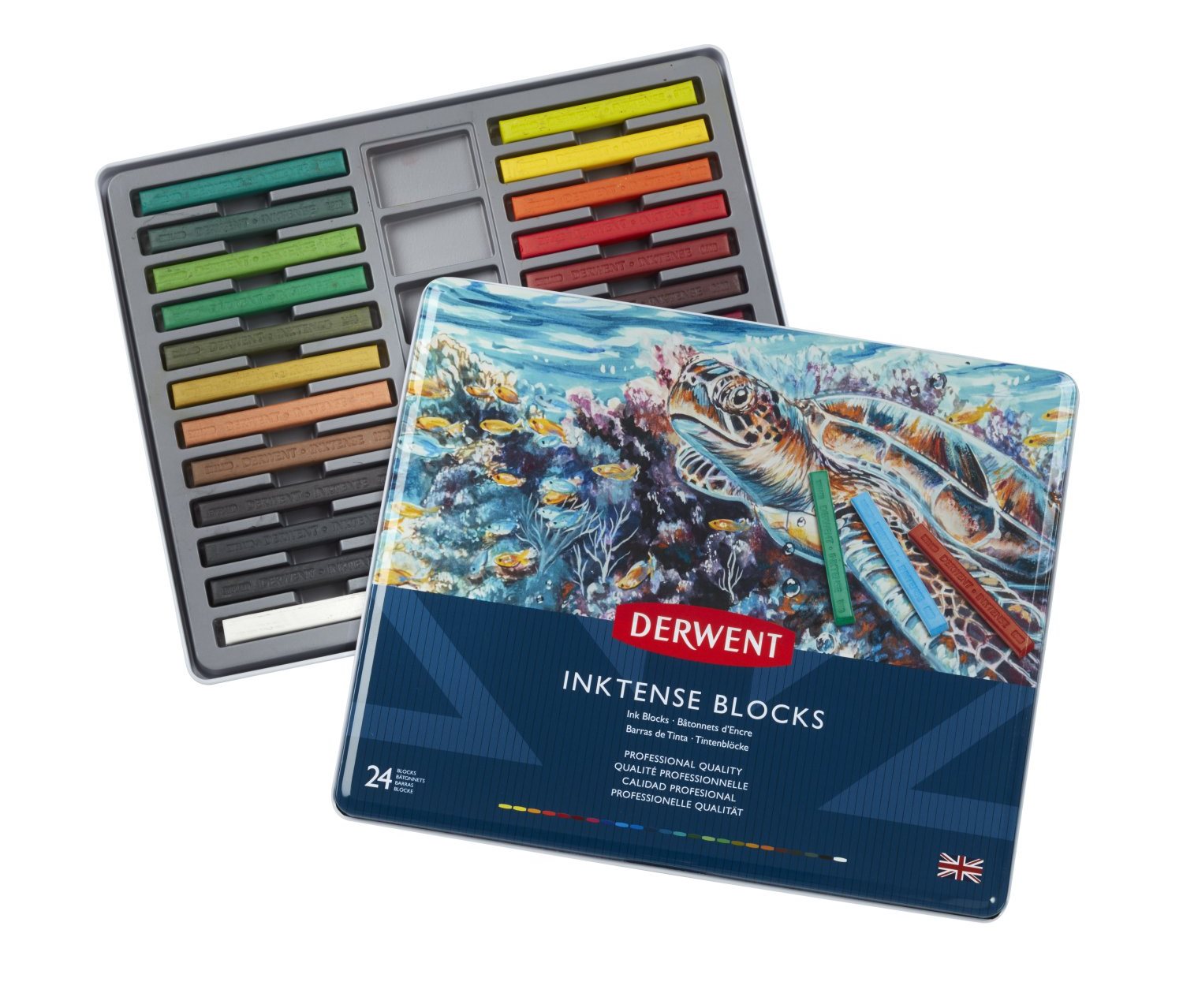 Derwent - Inktense Blocks, 24 Tin
