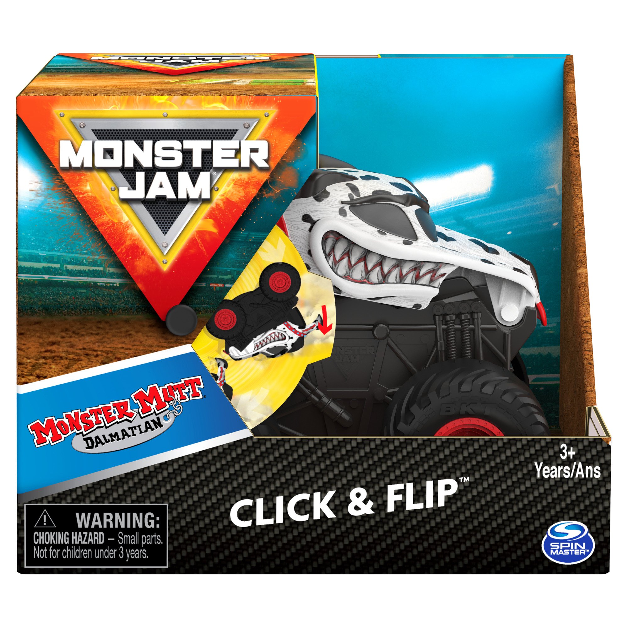 Monster Jam - Click & Flip 1:43 - Mutt Dalmatian