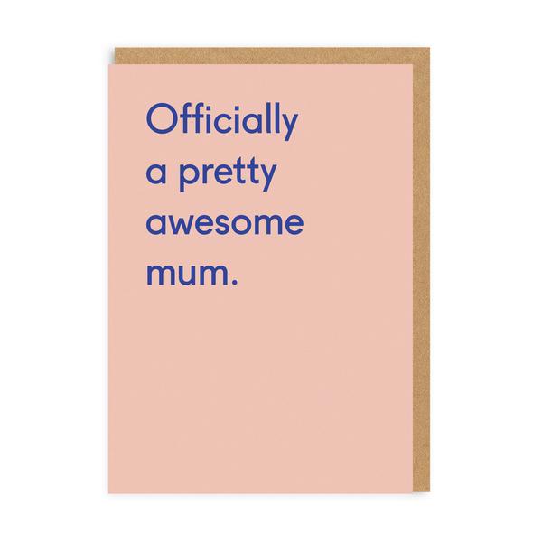 Awesome Mum Greeting Card