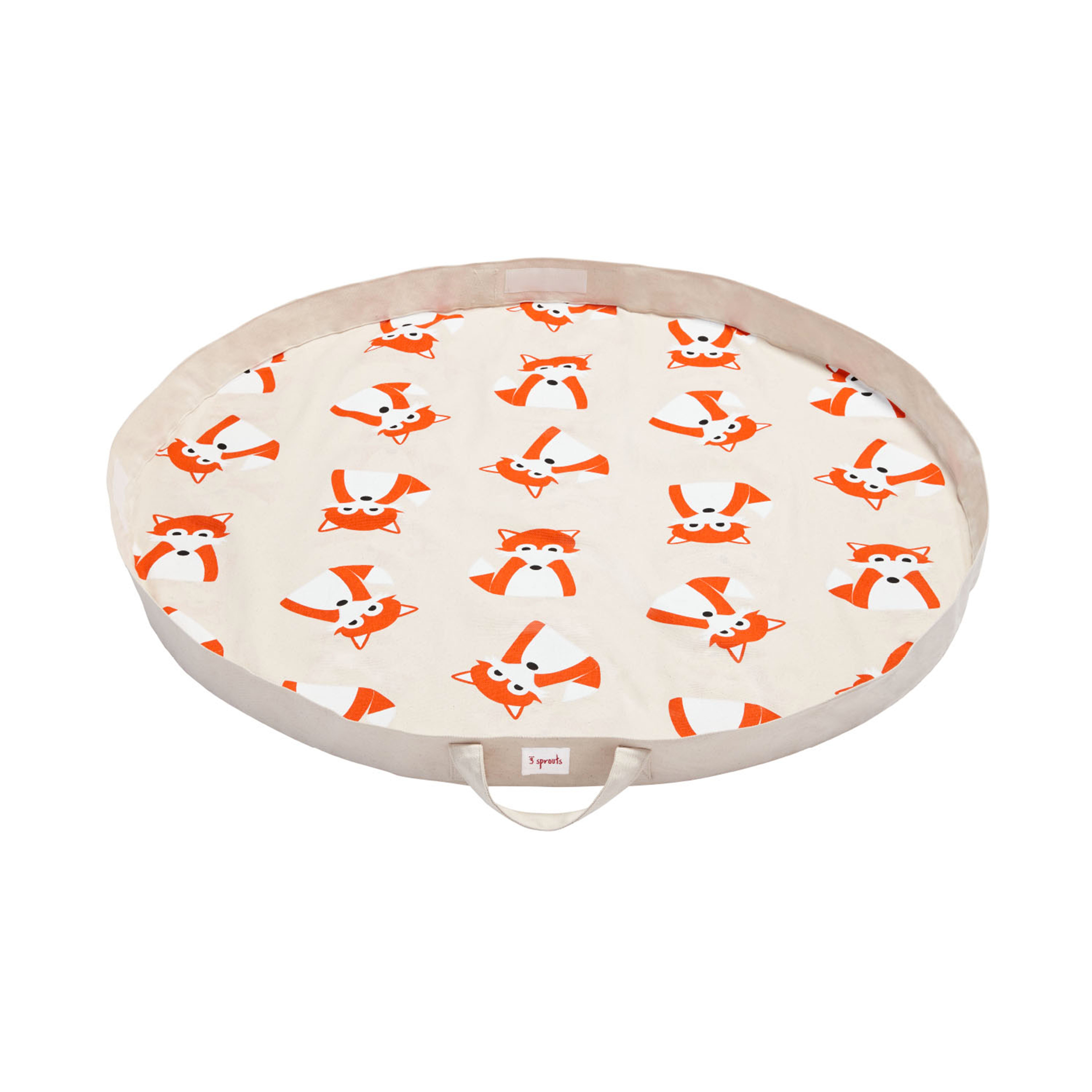 3 Sprouts - Play Mat Bag - Orange Fox