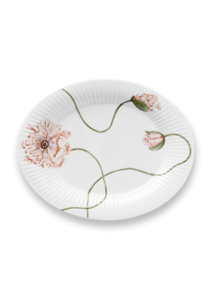 Kähler - Hammershøi Poppy Ovalt Table Tray - White With Deko (692309)