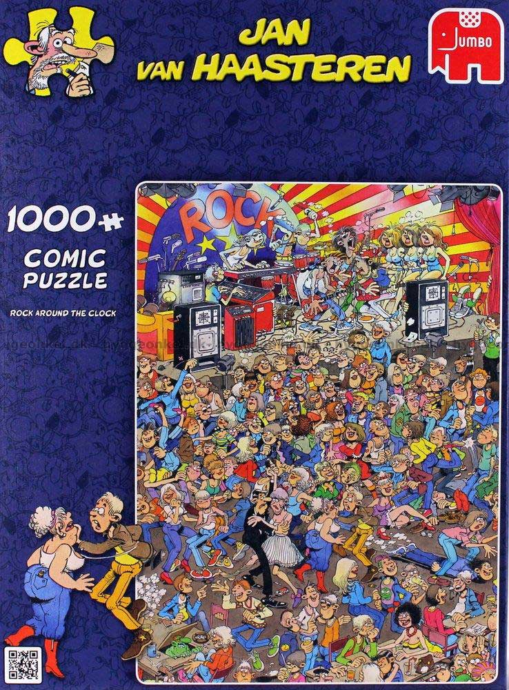 Jan Van Haasteren - Rock around the Clock - 1000 Piece Puzzle (81453I)