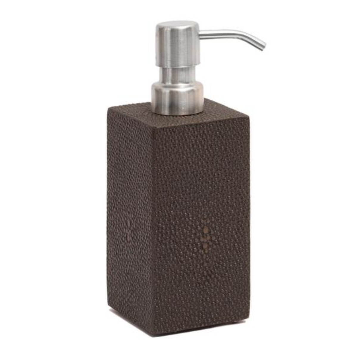 Posh Trading I Chelsea Soap Dispenser | Shagreen Chocolate