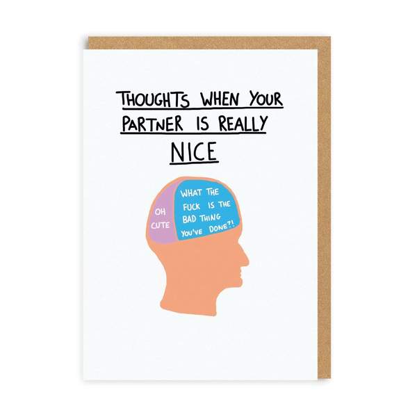 When Your Partner Is Really Nice Greeting Card