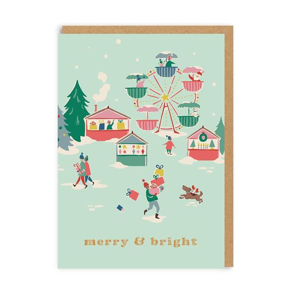 Merry & Bright Christmas Card