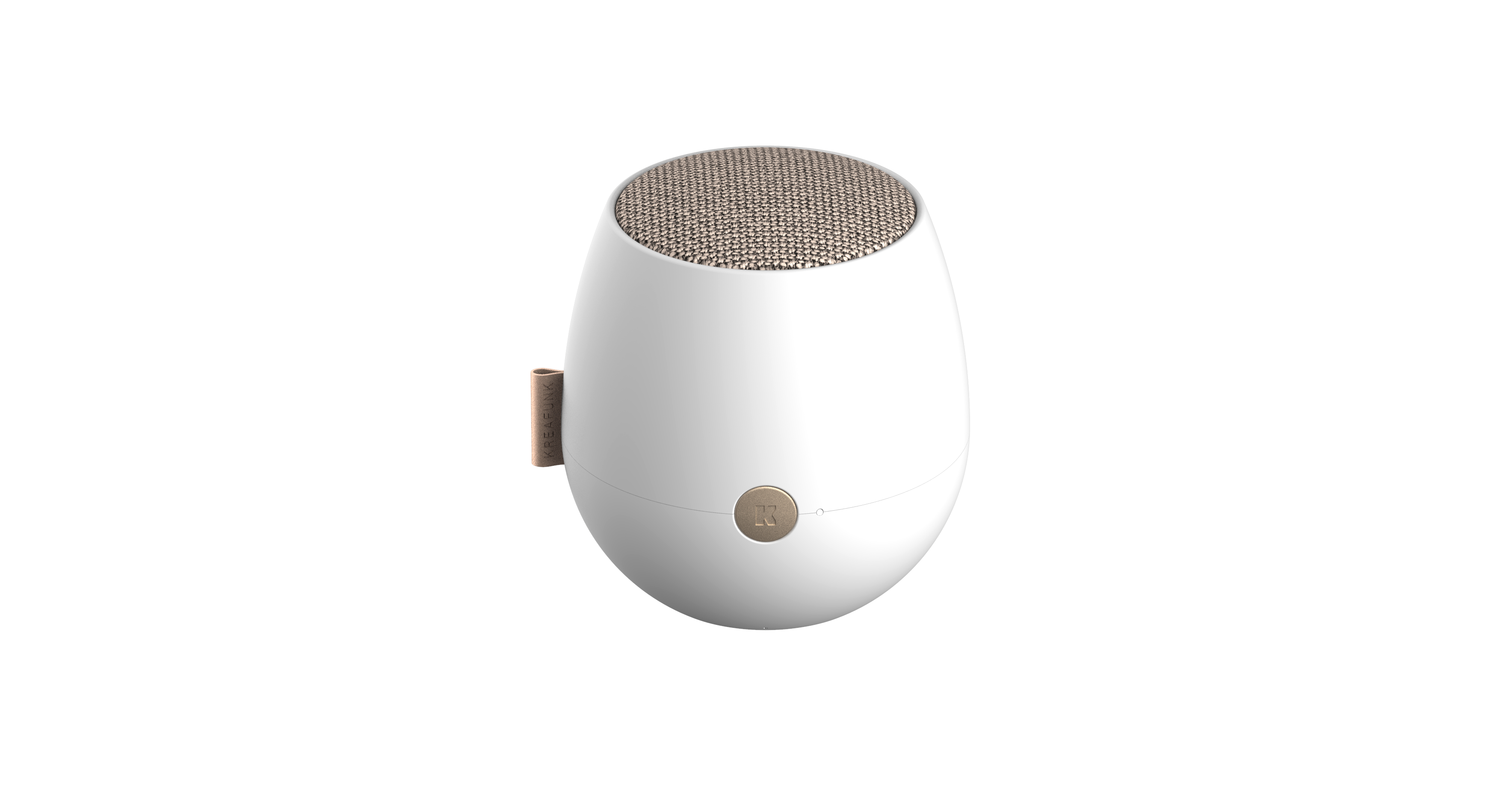 Kreafunk - aJAZZ Bluetooth Speaker - White (KFWT61)