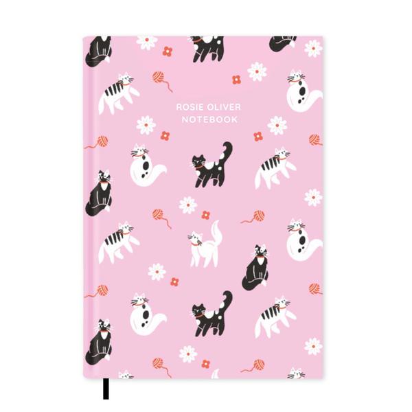 Cats Notebook A5 - Personalised