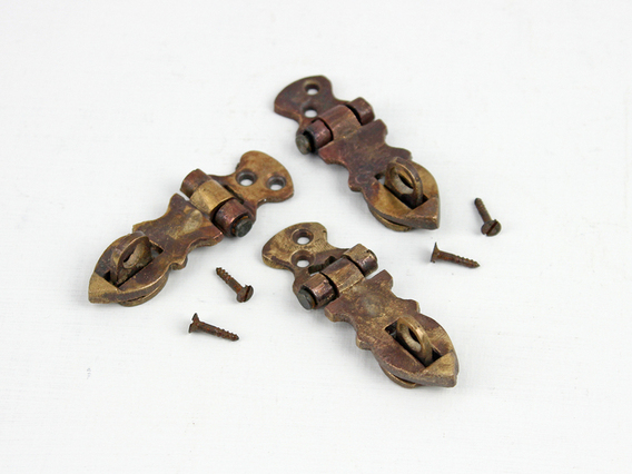Padlock Hasp and Staple - Mini Extra Small