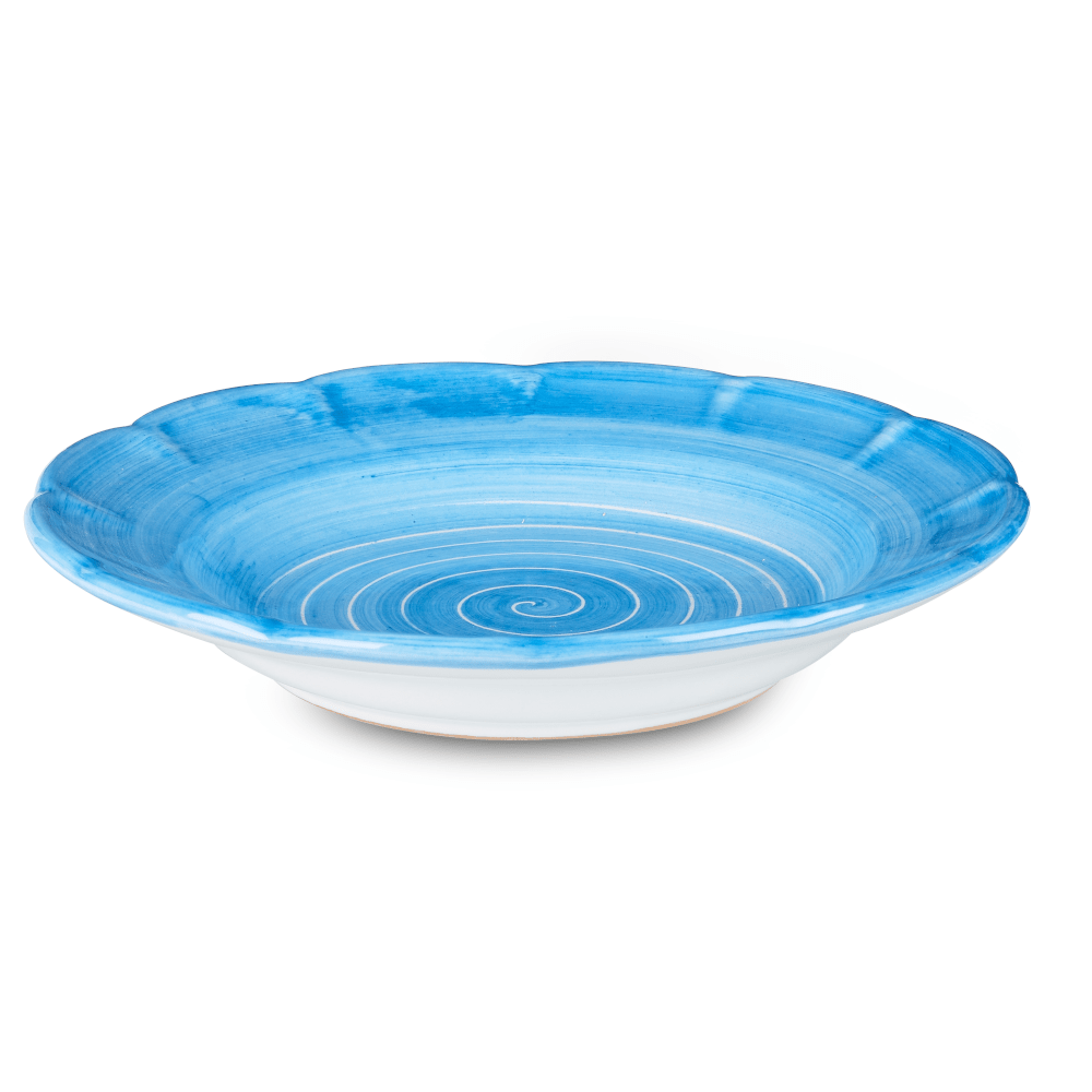 Spiral Pasta Dish 23.5cm in Sky Blue by Sol'Art