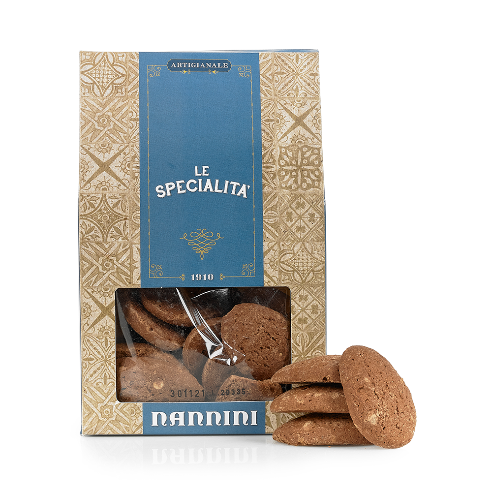 Chocolate Biscuits with White Chocolate Chips 300g by Nannini