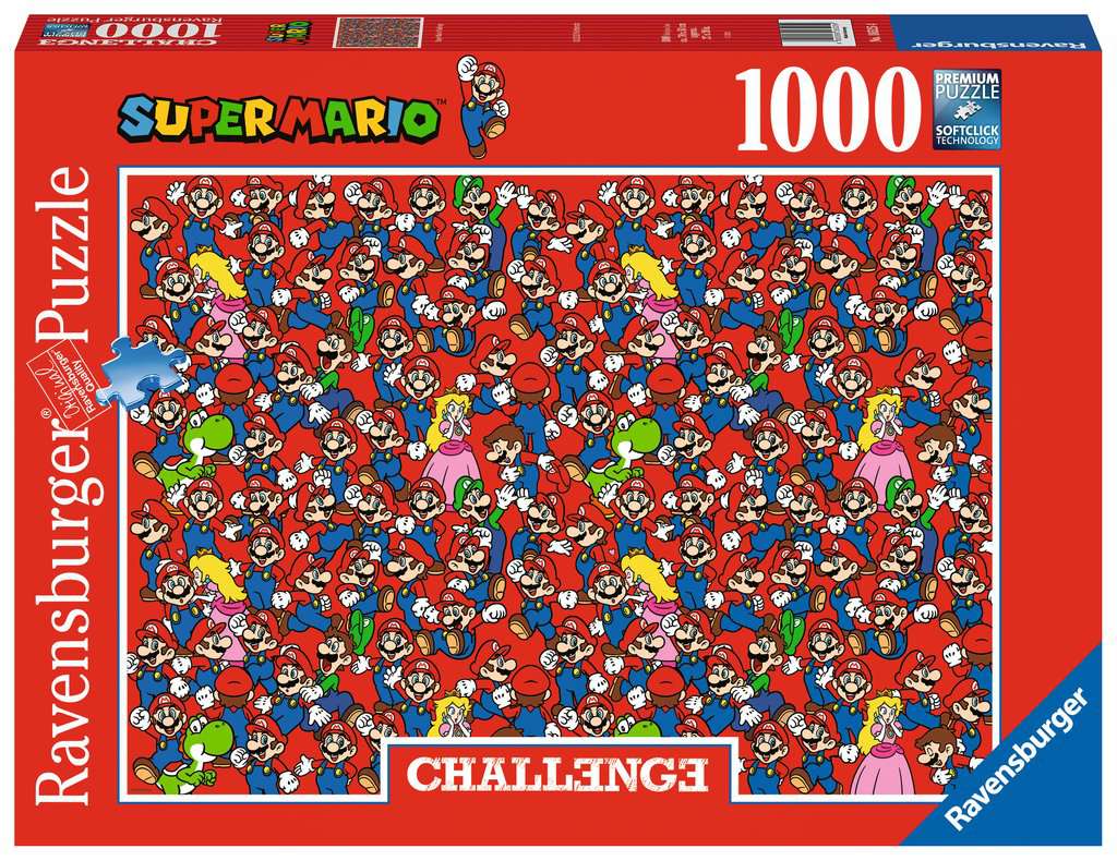 Ravensburger - Puzzle 1000 - Challenge - Super Mario Bros (10216525)