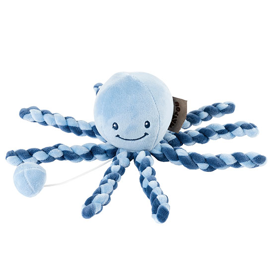 Nattou - Lapidou Music Squid - Light Blue/Blue