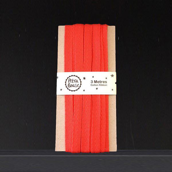 Red Cotton Ribbon 3M