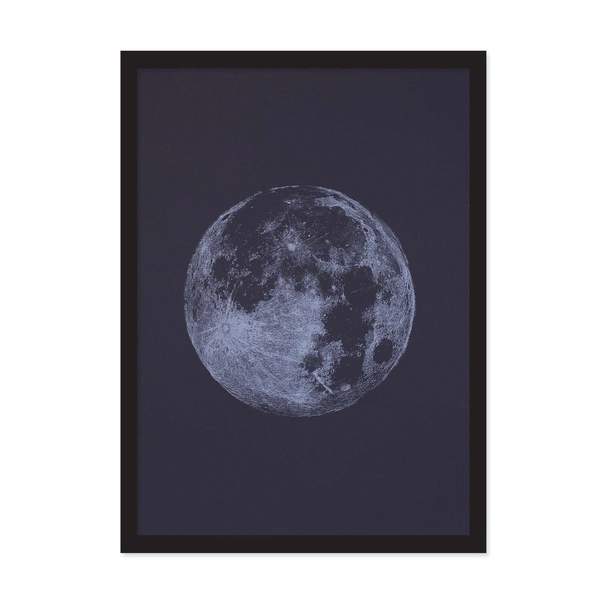 A4 Moon Riso Print