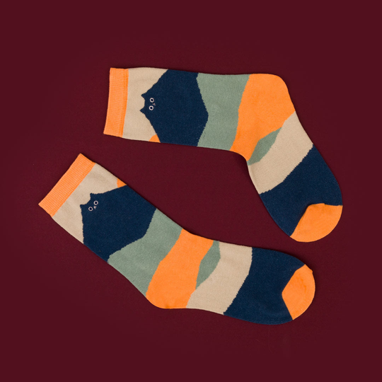 Cat Landscape Socks