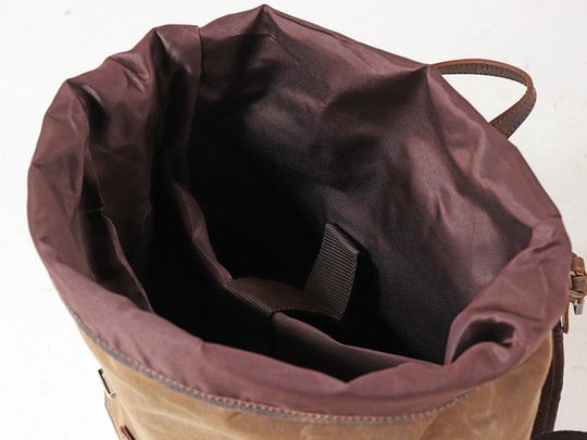 Canvas and Leather Rucksack