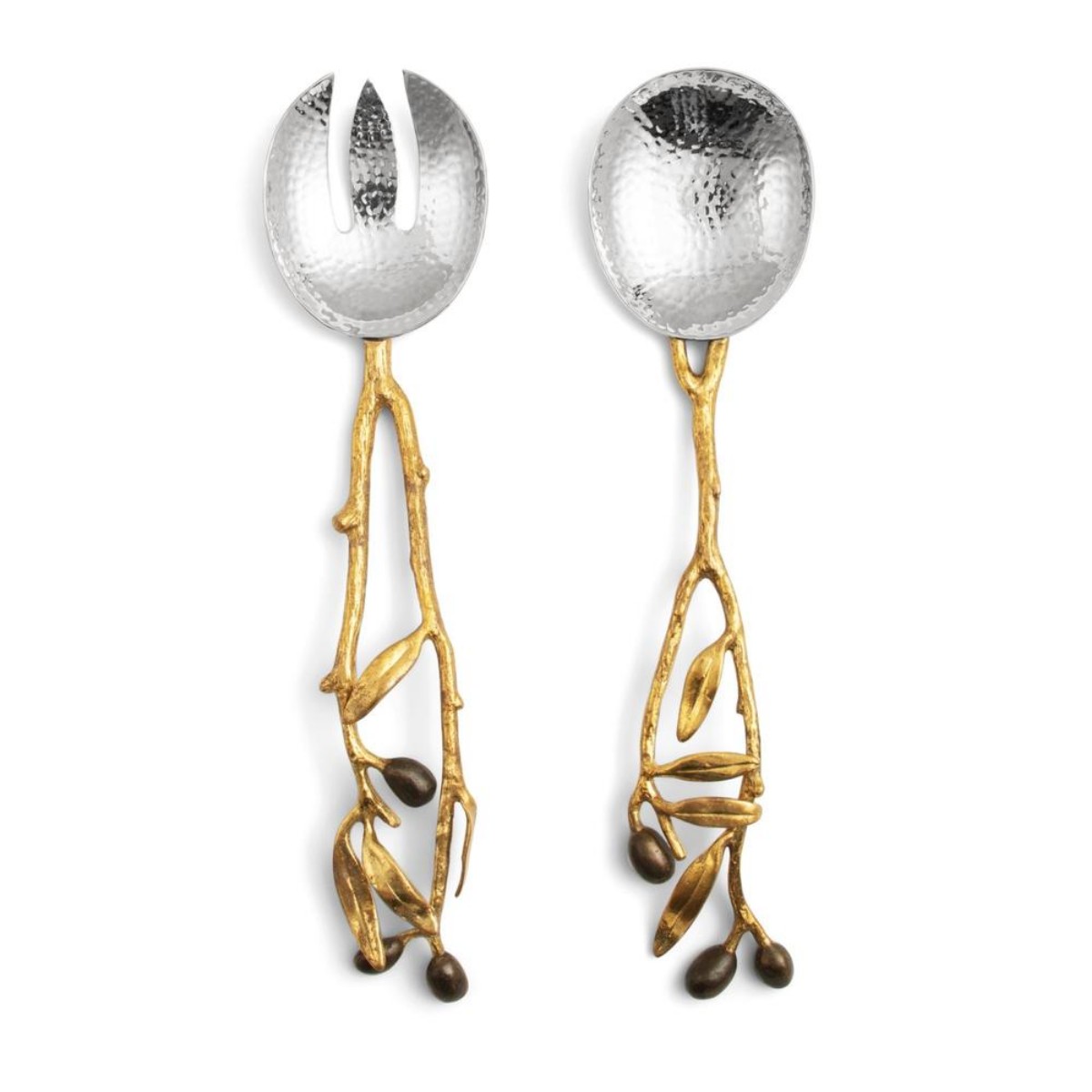 Michael Aram I Olive Branch Serving Set