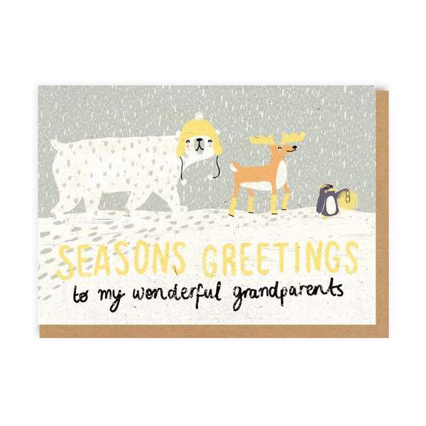 Grandparents Winter Wonderland Christmas Card
