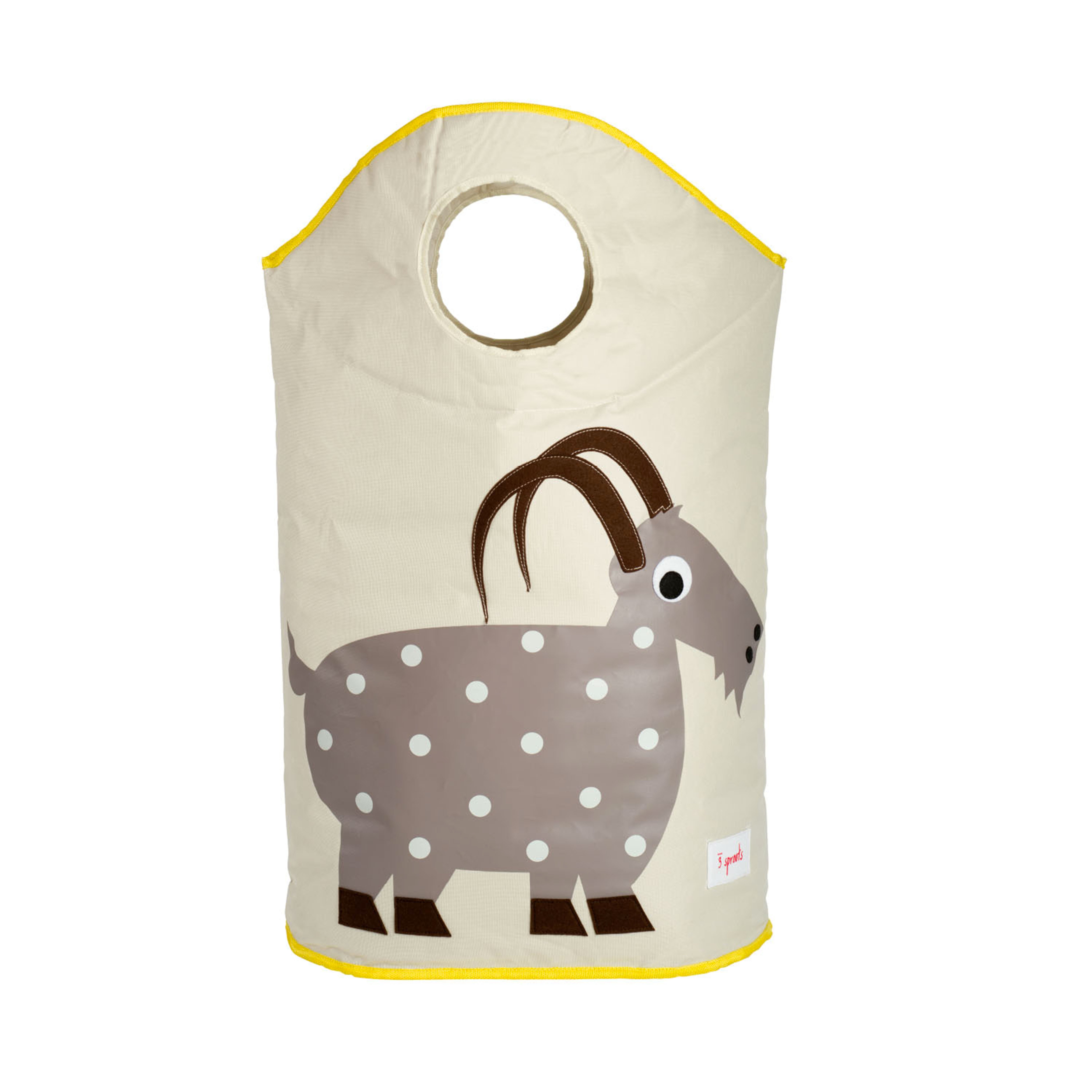 3 Sprouts - Laundry Hamper - Gray Goat