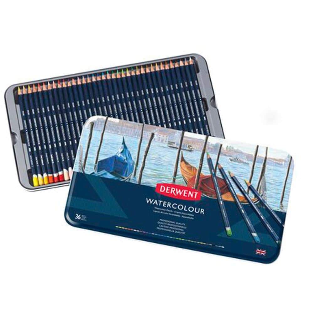 Derwent - Watercolour Pencils, 36 Tin