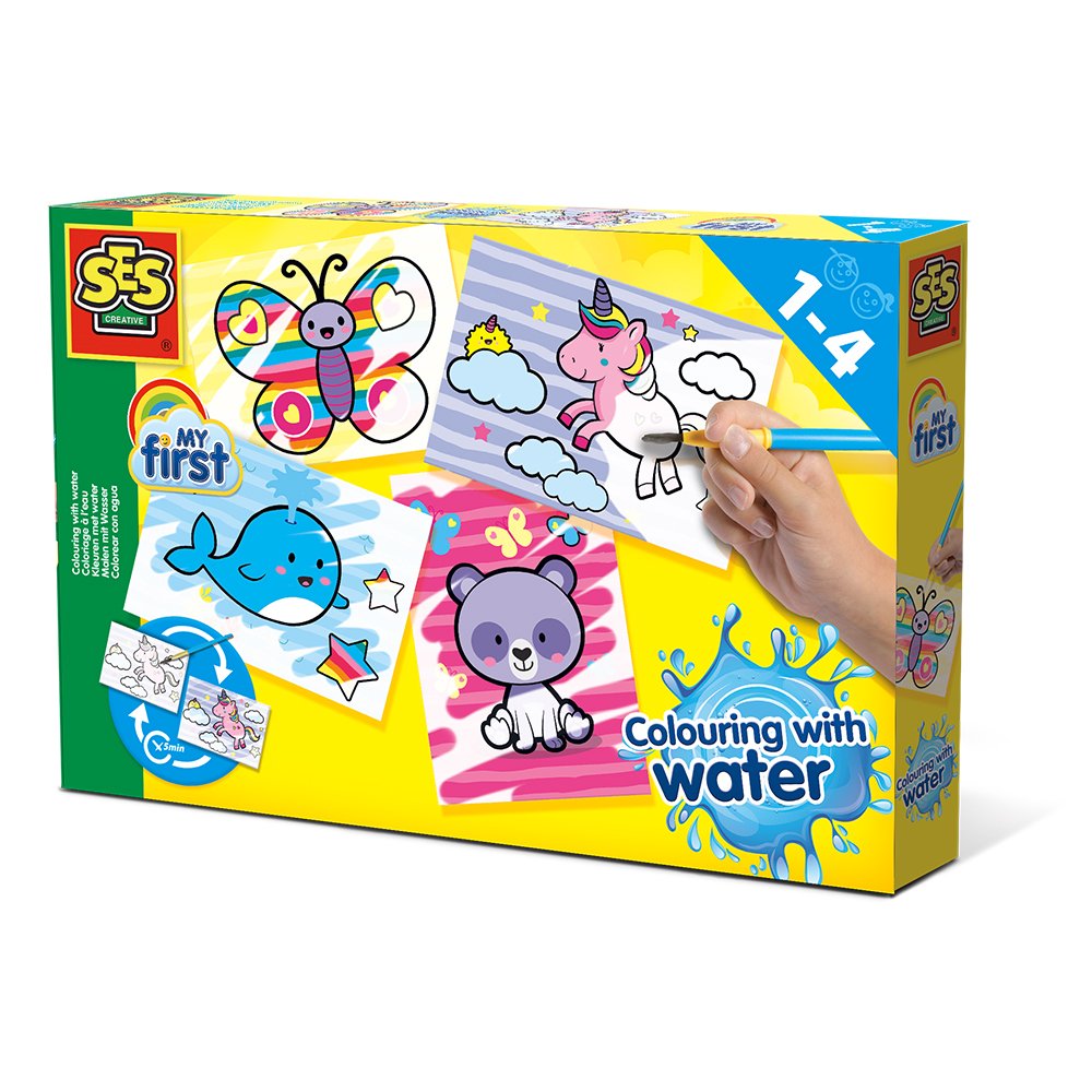 Ses Creative - My First - Colouring with water - Fantasy animals (S14454)
