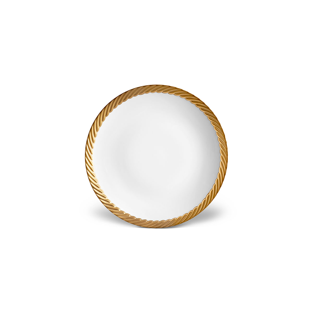 L'Objet I Corde Bread + Butter Plate Gold
