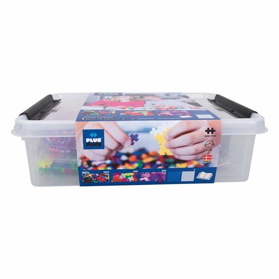 Plus-Plus - Storage Box Mix - 2400 pcs (3406)
