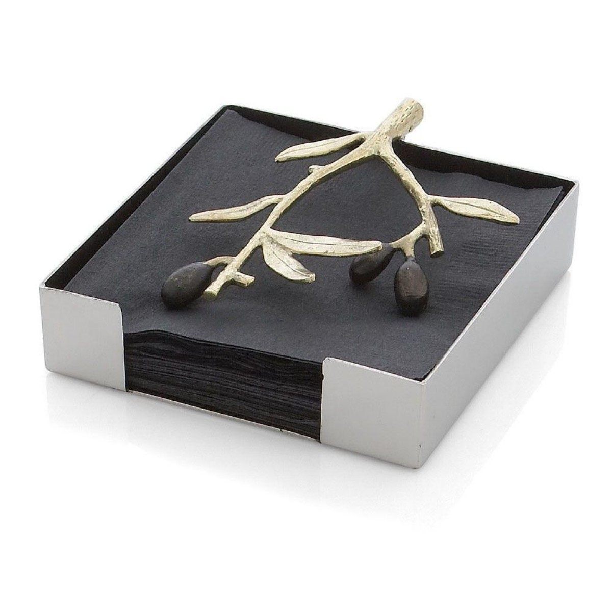 Michael Aram I Olive Branch Cocktail Napkin Holder