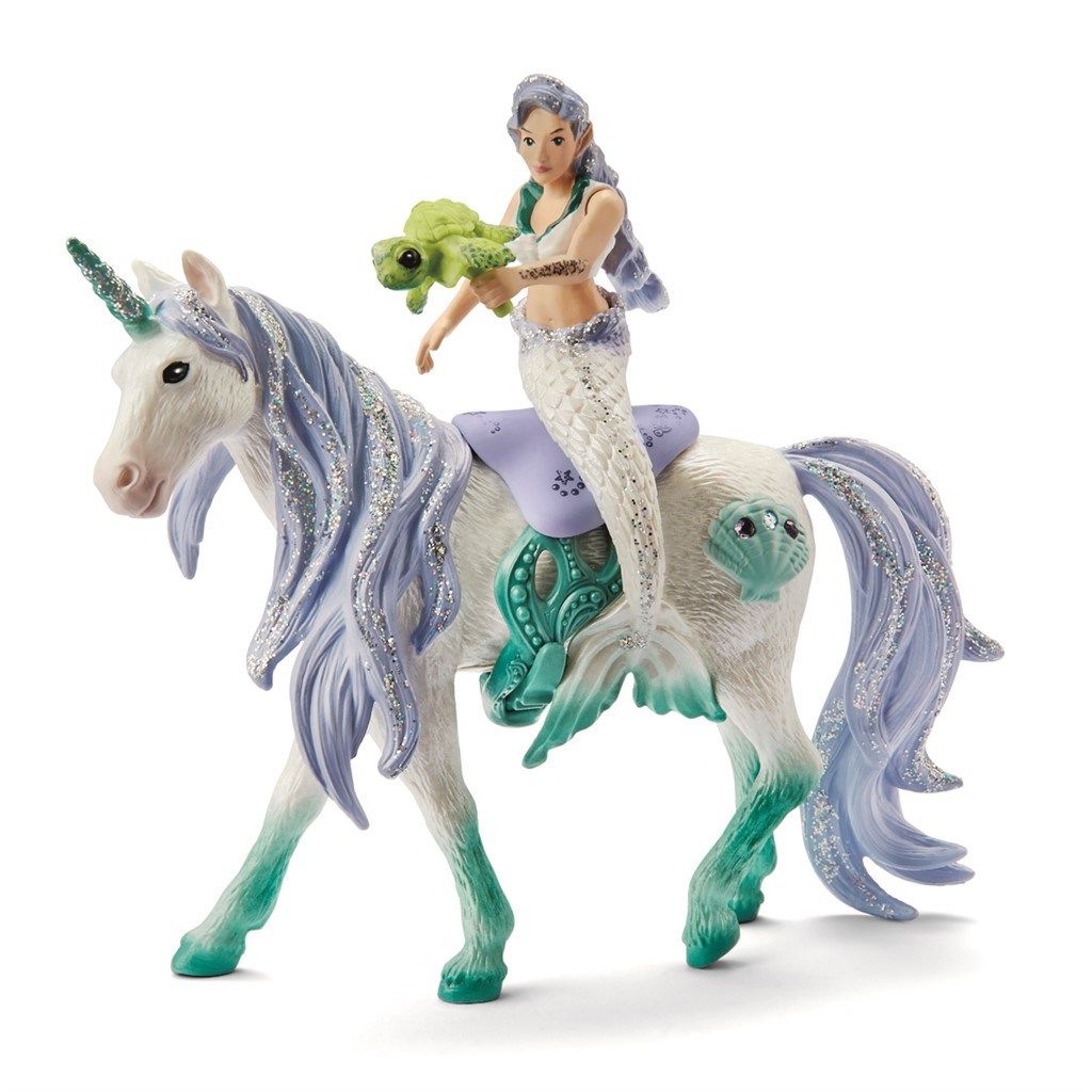 Schleich - Mermaid riding on sea unicorn (42509)