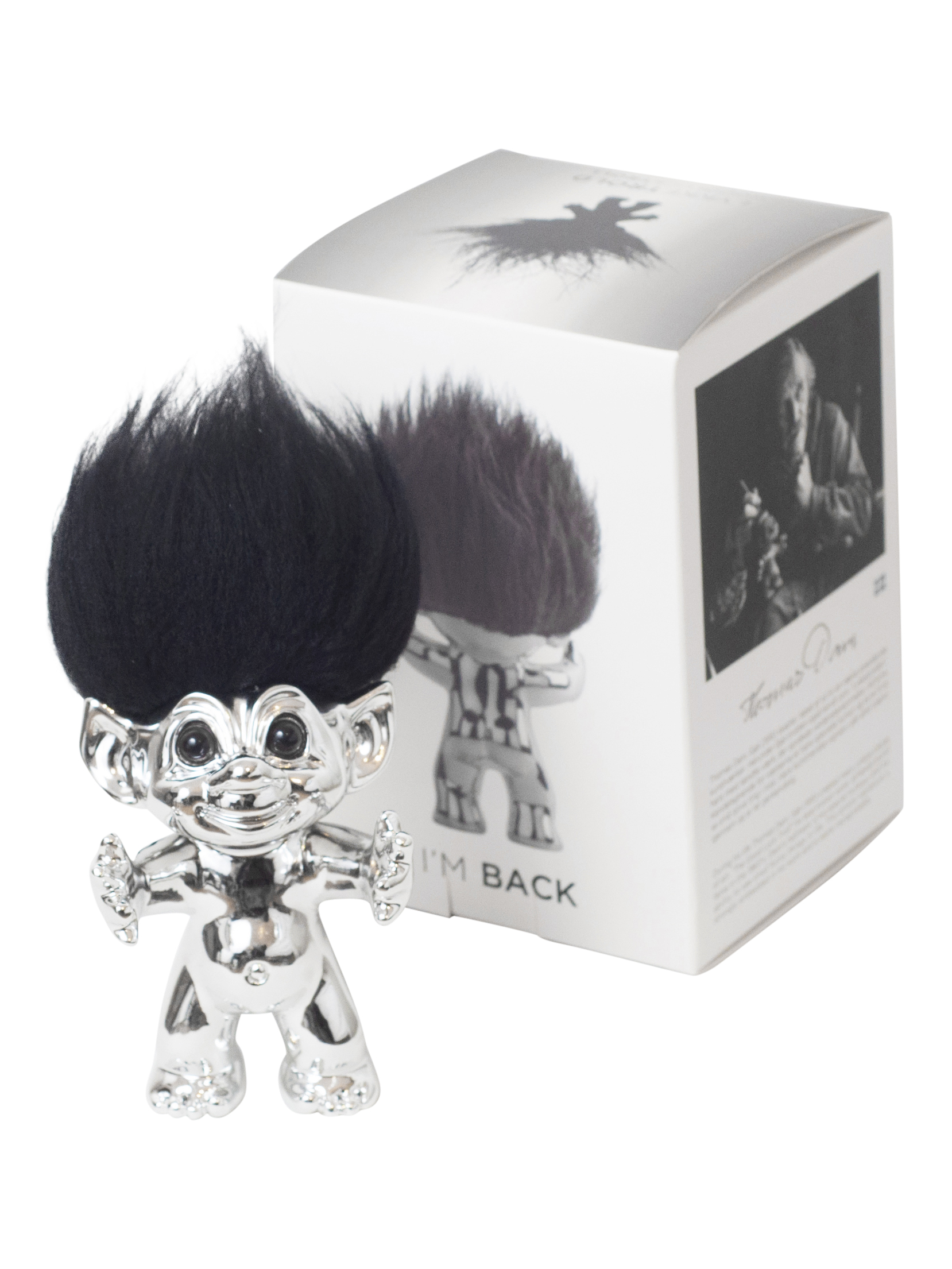 Good Luck Troll - Gjøl Trold 15 cm. - Chrome (92856)