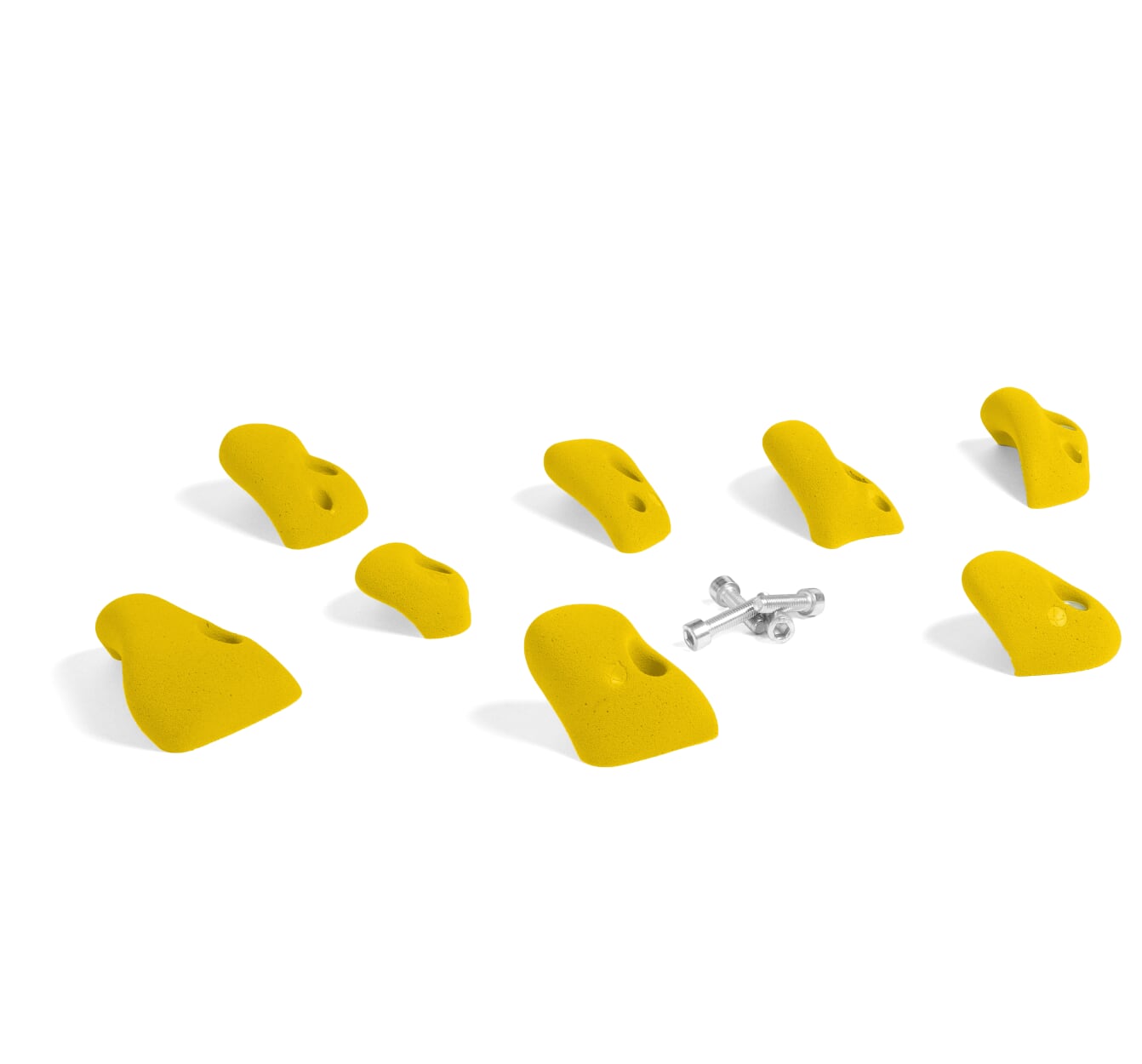​That's Mine - 8 Large Climbing Grips For Concrete/Brick Wall - Lemon (CR1106Y)