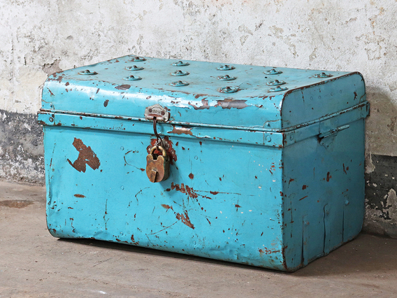 Old Blue Trunk Blue